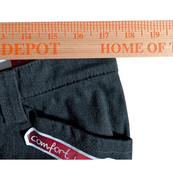 Lee Gray Dress Pants Just Below The Waist Stretch Womens Size 16 - Picture 3 of 9